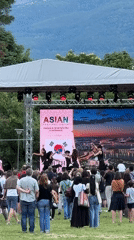 Dance performances at outdoor festival in Sofia