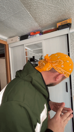 Domestic moments captured in Russian household during morning hours