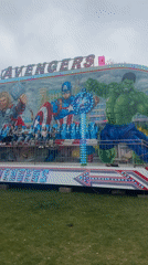 Amusement park rides documented in Riga, Latvia