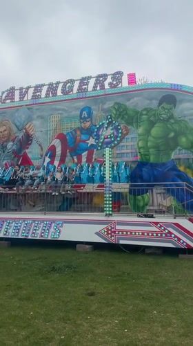 Amusement park rides documented in Riga, Latvia