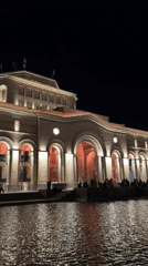 Evening illumination transforms Yerevan's public spaces and landmarks