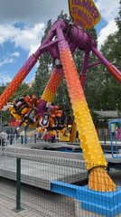 Tourist captures amusement park and city sights in Izhevsk