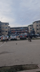 Pickup soccer games in Lagos courtyards and streets