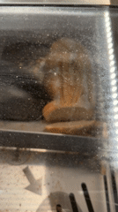 Bread machine and cloudy sky observed in Dobrich
