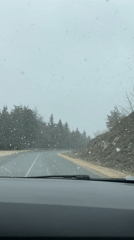 Late spring snow creates slippery driving conditions in Bulgaria