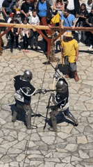 Medieval combat reenactment draws crowds to Smederevo fortress