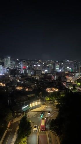 Witness documents nighttime Seoul scenes including cityscapes and street art