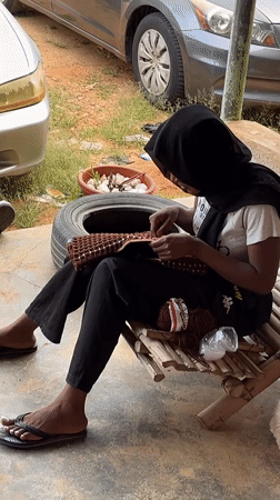 Family portrait sessions and daily life documented in Nigeria
