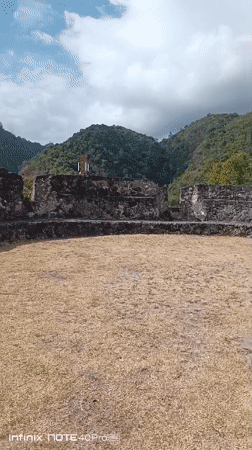 Exploring historic ruins and parkland in Gorontalo, Indonesia