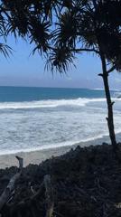 Morning coastal scenes documented in Kuta Selatan, Indonesia