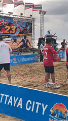 Multi-sport beach tournament in full swing at Pattaya