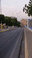 Quiet morning street scene documented in Juan Griego, Venezuela