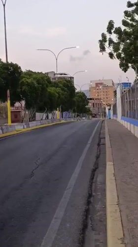 Quiet morning street scene documented in Juan Griego, Venezuela