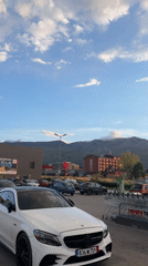 Sofia resident documents parking lot and sunset scenes