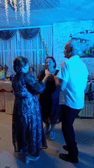 Evening party in Korzhevo with dancing and celebration