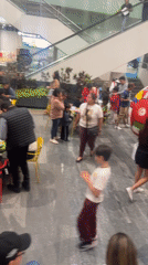 Late-night activity captured at Puebla shopping mall