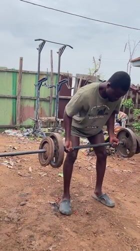 Morning workout session recorded in Akwanga, Nigeria outdoor gym