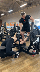 Morning workout session captured at Chaikovsky gym
