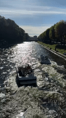 Summer afternoon on Saint Petersburg's canals and landmarks
