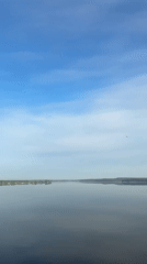 Peaceful morning scenes captured at Votkinsk Reservoir, Russia