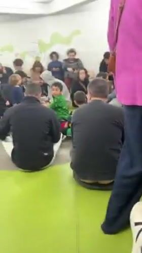 Tel Aviv residents document shelter life during February gathering
