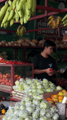 Late night market activity observed in North Kuta