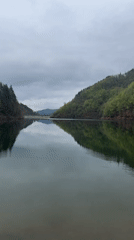 Young man documents scenic lake visit in Alamovtsi, Bulgaria