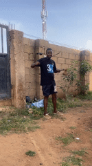 Morning routine captured in Bukuru: weapon demonstration, dog feeding