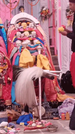 Festival activity at Hadimba Devi Temple, Manali