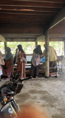 Large-scale communal cooking underway in rural Aceh villages