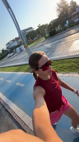 Cycling through Fethiye on a summer day