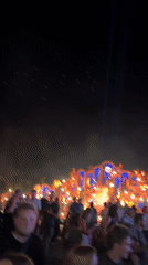 Inside Tomorrowland's iconic festival grounds on a summer night