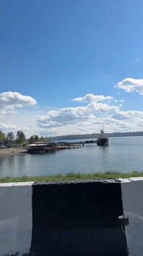 Irkutsk waterfront and street scenes documented under clear skies