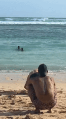 Morning beach activities observed across South Kuta and Ungasan
