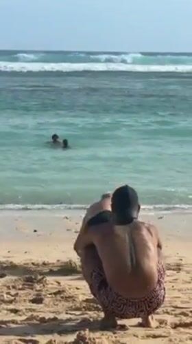 Morning beach activities observed across South Kuta and Ungasan