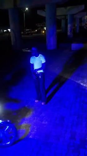 Night shoot under Jos bridge: dancing, posing, gimbal camera rolling
