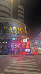 Evening street life documented in Bangkok's busy Chinatown district