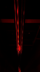 Abstract lighting installation documented in Amsterdam interior space