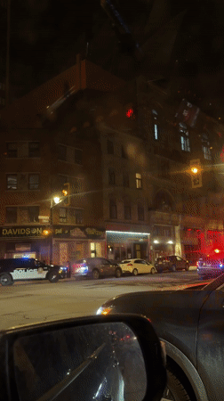 Police activity observed on Montreal street early morning