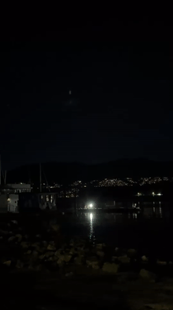Evening scenes documented at Stanley Park waterfront in Vancouver