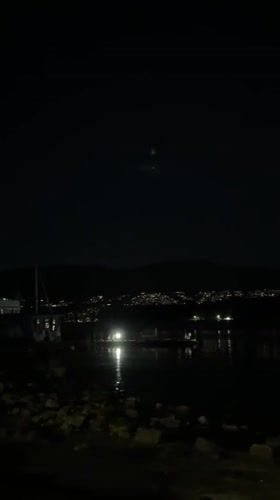 Evening scenes documented at Stanley Park waterfront in Vancouver