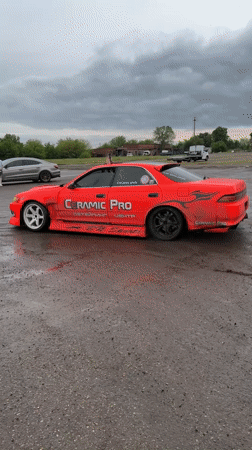 Car drift event showcases modified vehicles in Pavlovskaya