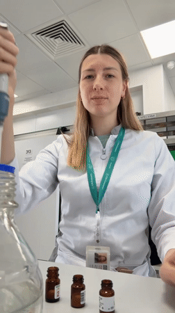Moscow lab conducts routine morning procedures at medical facility