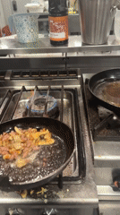Kitchen cooking scene recorded in Radomir, Bulgaria