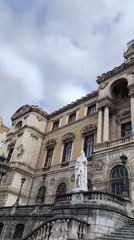 Morning wander through Bilbao's city center architecture and streets