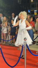 Marilyn Monroe cosplay steals the spotlight at Tel Aviv red carpet