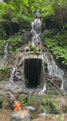Tropical waterfalls and streams documented across Indonesian forest regions