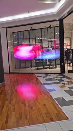 Digital displays and retail storefronts observed at Plovdiv mall