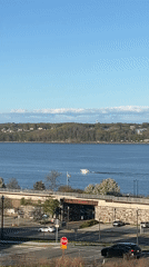 Quiet evening scenes documented along Newburgh waterfront