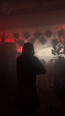 Nightclub gathering documented in atmospheric New York venue